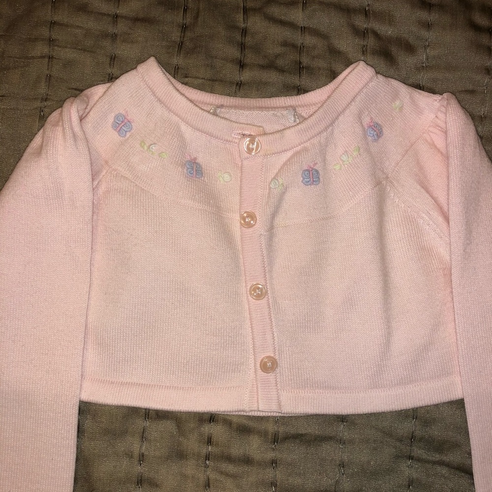 Janie and Jack Pointelle Cardigan